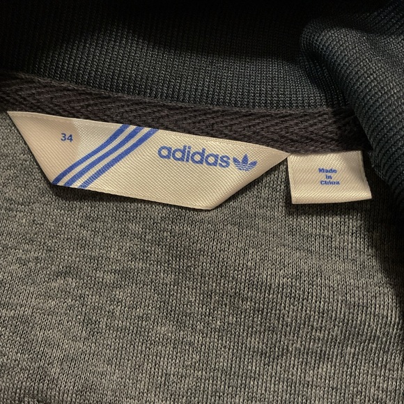 Adidas Women’s Track Jacket Blue Full Zip - Picture 7 of 9